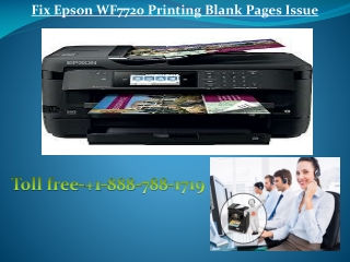 How to Fix Epson WF 7720 Printing Blank Pages