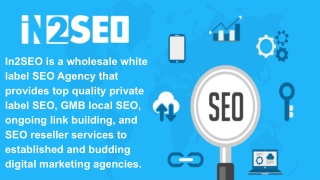 White Label Seo Company - In2SEO