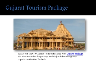 Gujarat Tourism Package