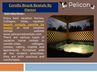 Corolla Beach Rentals By Owner