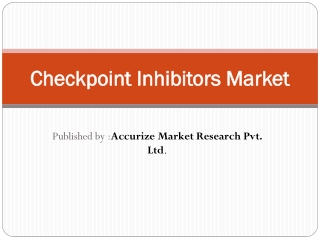 Checkpoint Inhibitors Market