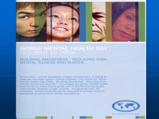 WORLD MENTAL HEALTH DAY