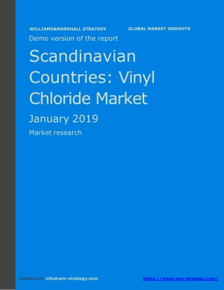 WMStrategy Demo Scandinavian Countries Vinyl Chloride Market January 2019