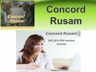 NCLEX RN Review Course by Concord Rusam