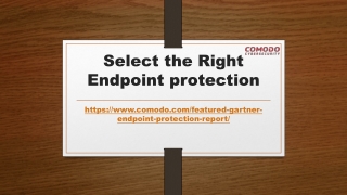 Select the Right Endpoint protection