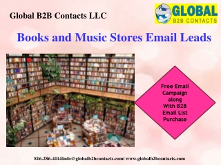 Books and Music Stores Email Leads