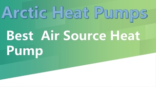 Understanding of Air Source Heat Pump