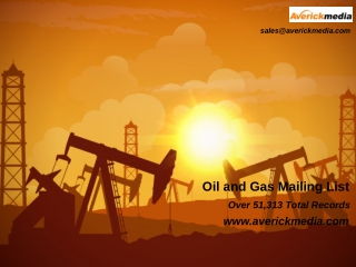 Oil and gas Email List