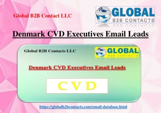 Denmark CVD Executives Email Leads