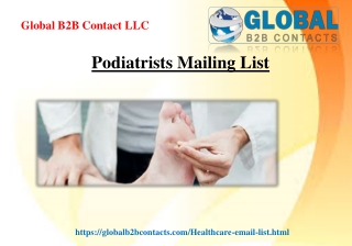 Podiatrists Mailing List