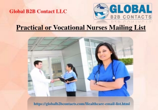 Practical or Vocational Nurses Mailing List