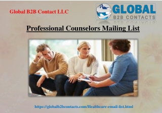 Professional Counselors Mailing List