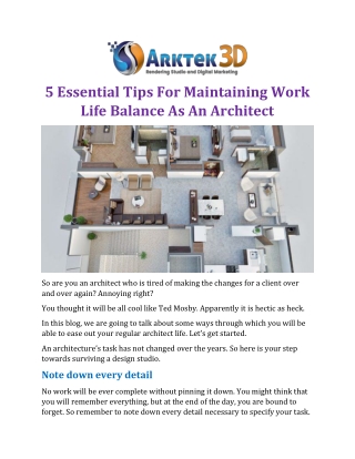 3D Floor Plan Design