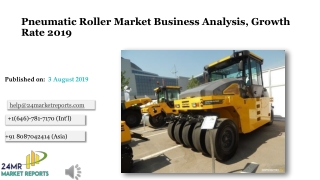 Pneumatic Roller Market Business Analysis, Growth Rate 2019