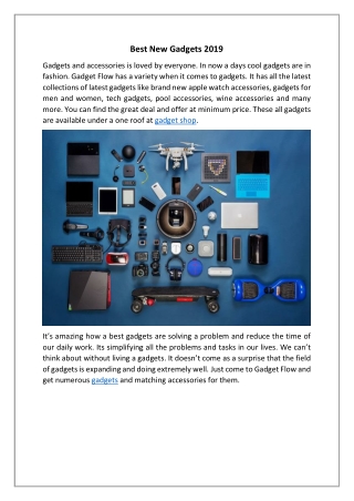 Best new gadgets 2019