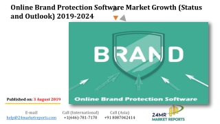 Online Brand Protection Software Market Growth (Status and Outlook) 2019-2024