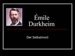 mile Durkheim