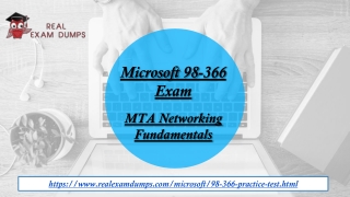 Get 2019 Latest Microsoft 98-366 Exam Questions - Microsoft 98-366 Exam Dumps - RealExamDumps
