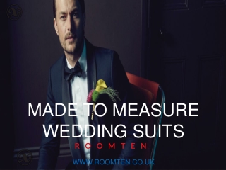 Made to Measure Wedding Suits