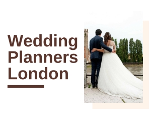 Wedding Planners London