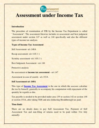 Income Tax Notice Assistance by tax experts from taxmuneem.com