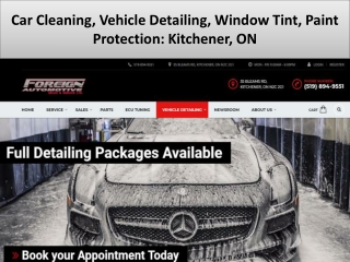 Car Cleaning Waterloo