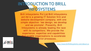 Hire PHP Developer|Brill Infosystems