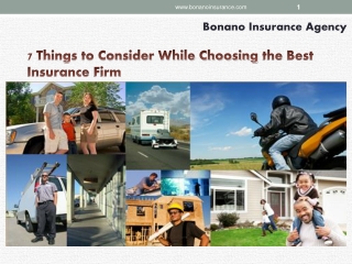7 Things to Consider While Choosing the Best Insurance Firm