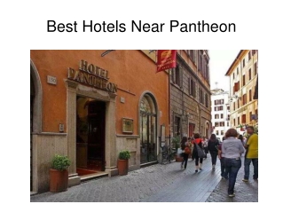 Best Hotels Near Pantheon