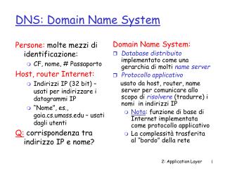 DNS: Domain Name System