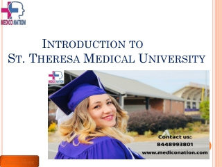 St. Theresa Medical University | MBBS Admission in Armenia
