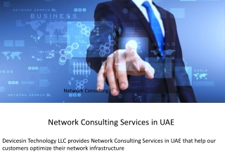 Network Consulting Services in UAE