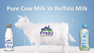 Pure cow milk vs buffalo milk