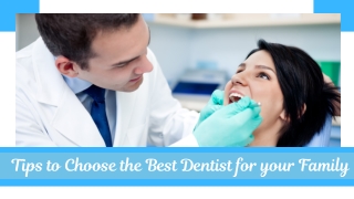 Dental Services For Healthy Teeth