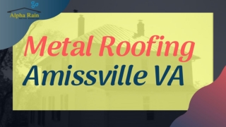 Energy Efficient Ventilation System | Metal Roofing Amissville VA