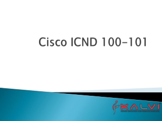 Cisco ICND 100-101