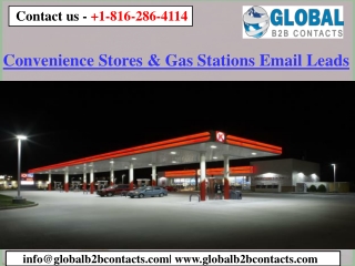 Convenience Stores & Gas Stations Email Leads