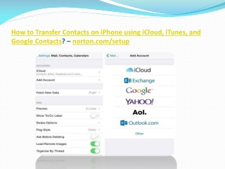 How to Transfer Contacts on iPhone using iCloud, iTunes, and Google Contacts?