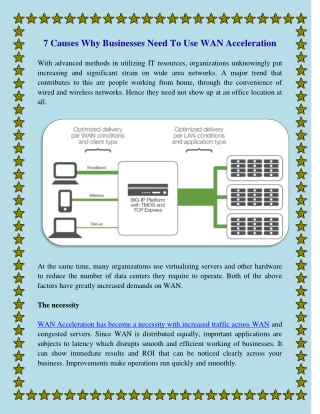 7 causes why businesses need to use wan acceleration