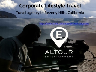 Corporate Lifestyle Travel