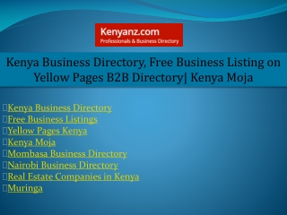 Kenya Business Directory