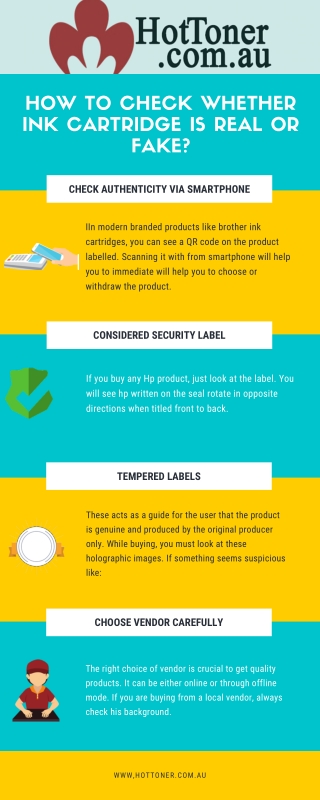 How To Check Whether Ink Cartridge is Real or Fake?