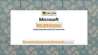 MS-300 Dumps - Here's What Microsoft Certified Say about It