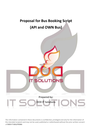 API and OWN Bus Clone Script