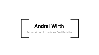 Andrei Wirth - Possesses Exceptional Leadership Qualities