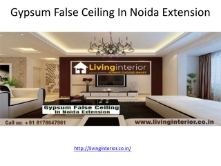 Gypsum False Ceiling in Noida Extension
