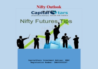 Nifty Outlook 06 Aug 2019