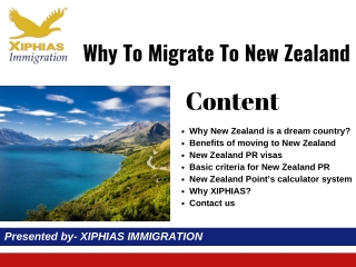 Why To Migrate To New Zealand - XIPHIAS