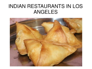 Popular Indian restaurants in Los Angeles