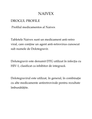 Cumpăra Naivex| Preț Naivex medicament - dailygenerics